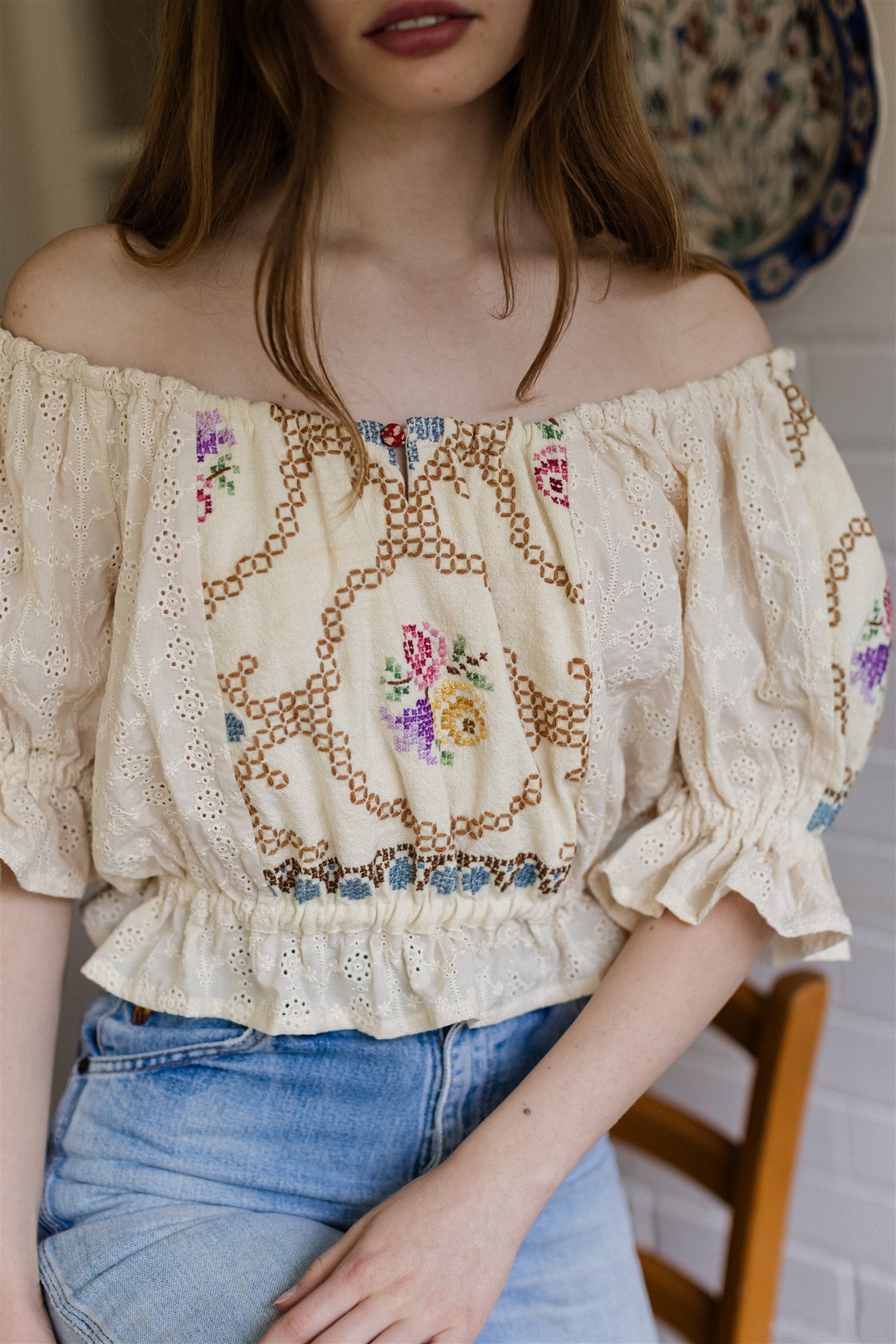 The Albany Blouse | Heirloom Needlepoint