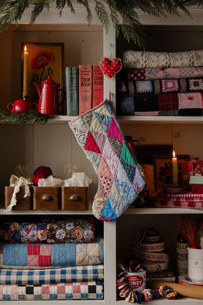 Heirloom Quilt Stocking