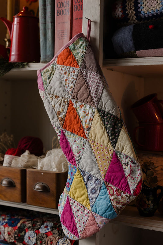 Heirloom Quilt Stocking