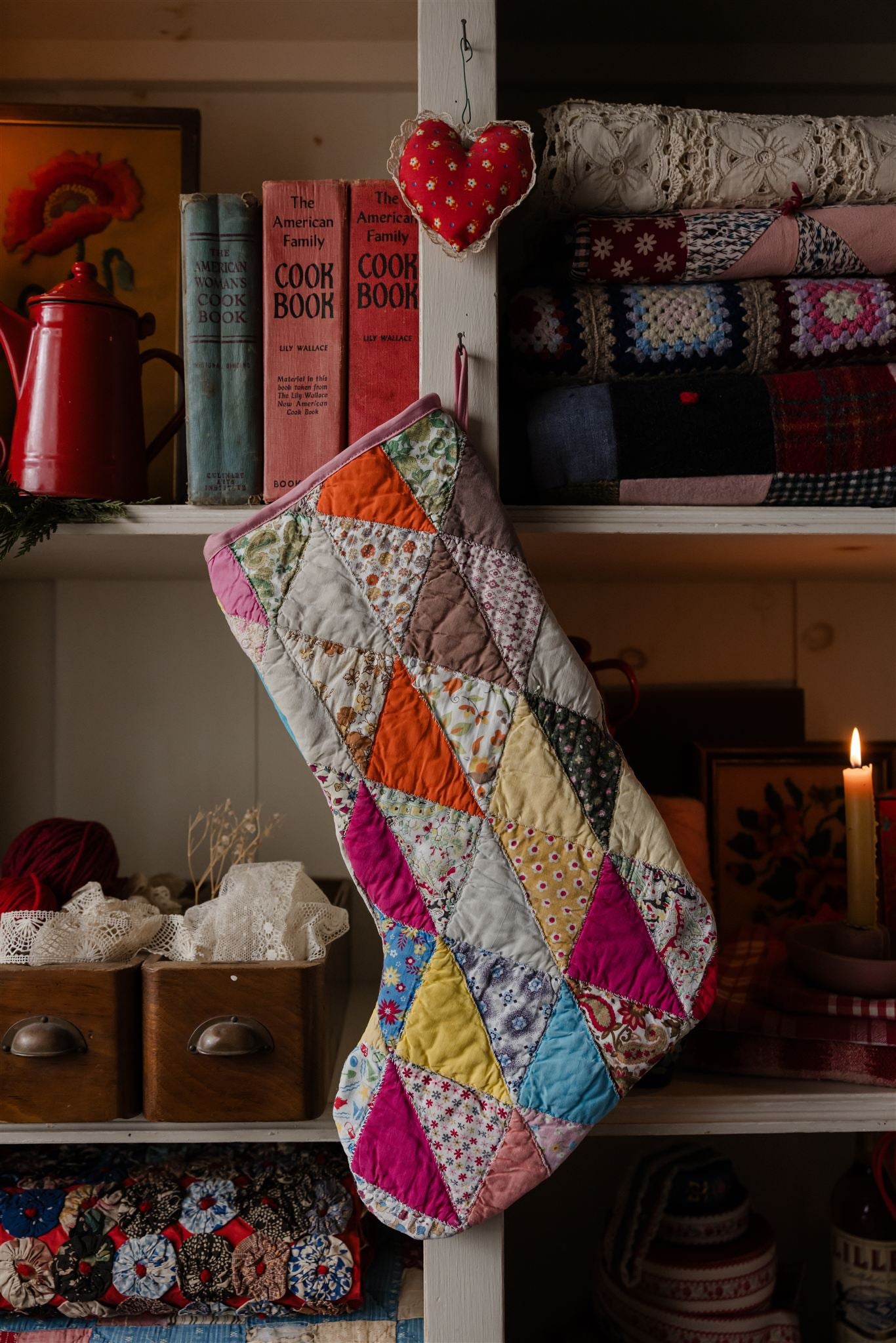 Heirloom Quilt Stocking
