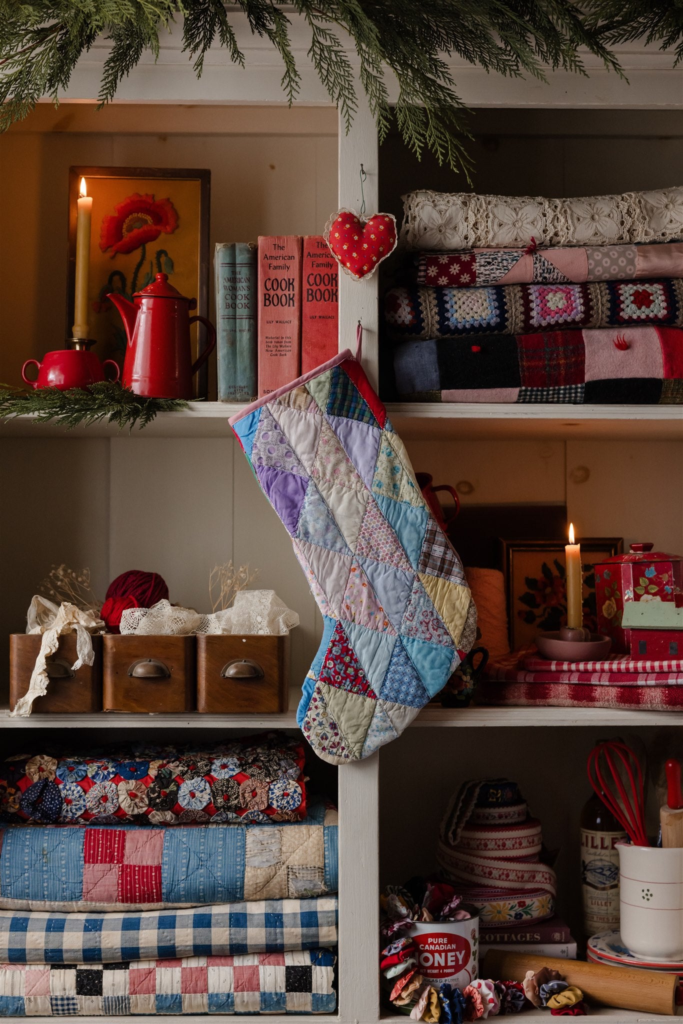 Heirloom Quilt Stocking