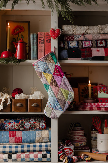 Heirloom Quilt Stocking