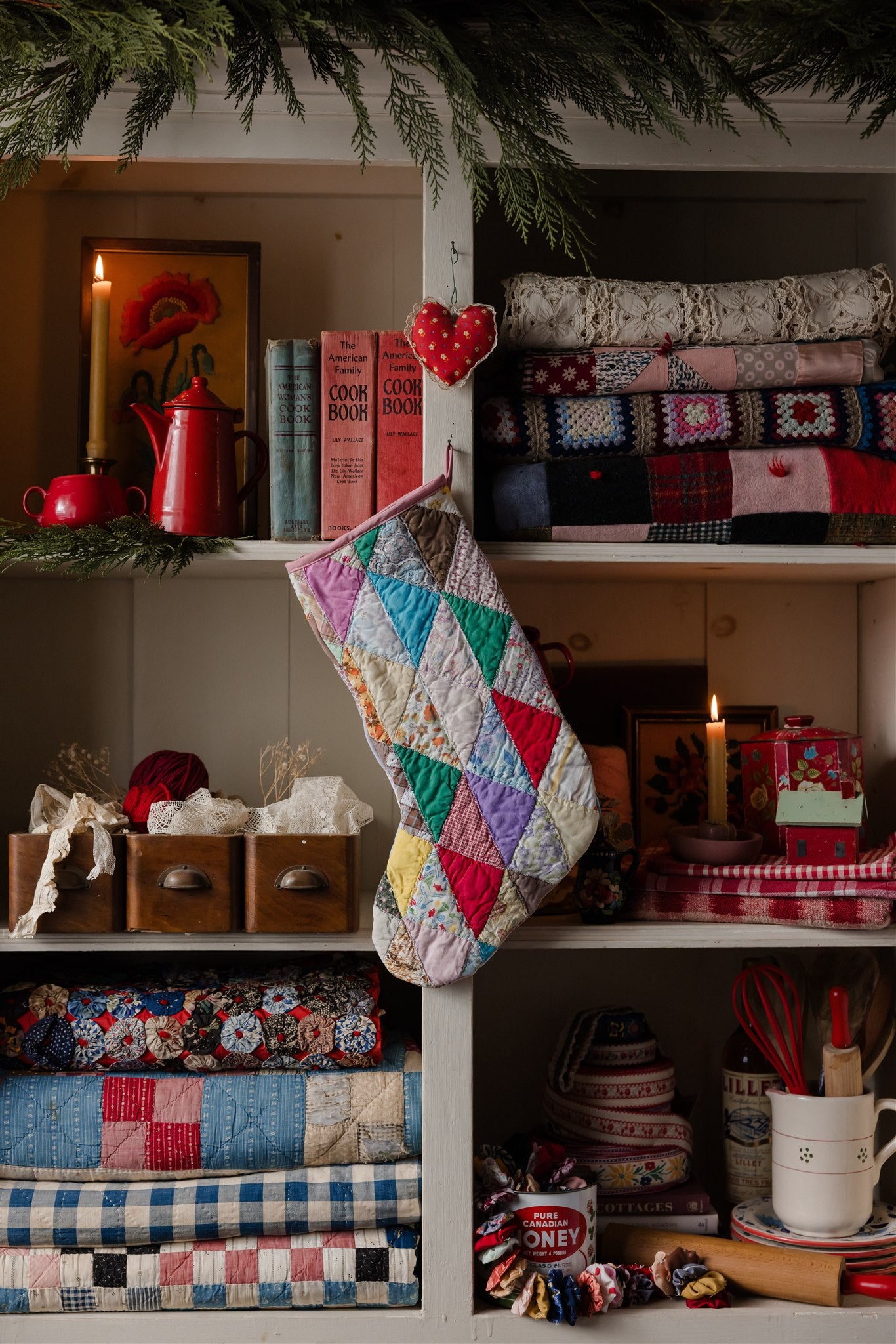 Heirloom Quilt Stocking