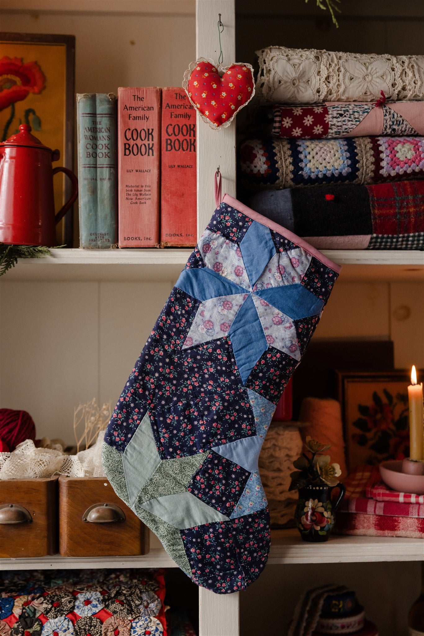 Heirloom Quilt Stocking