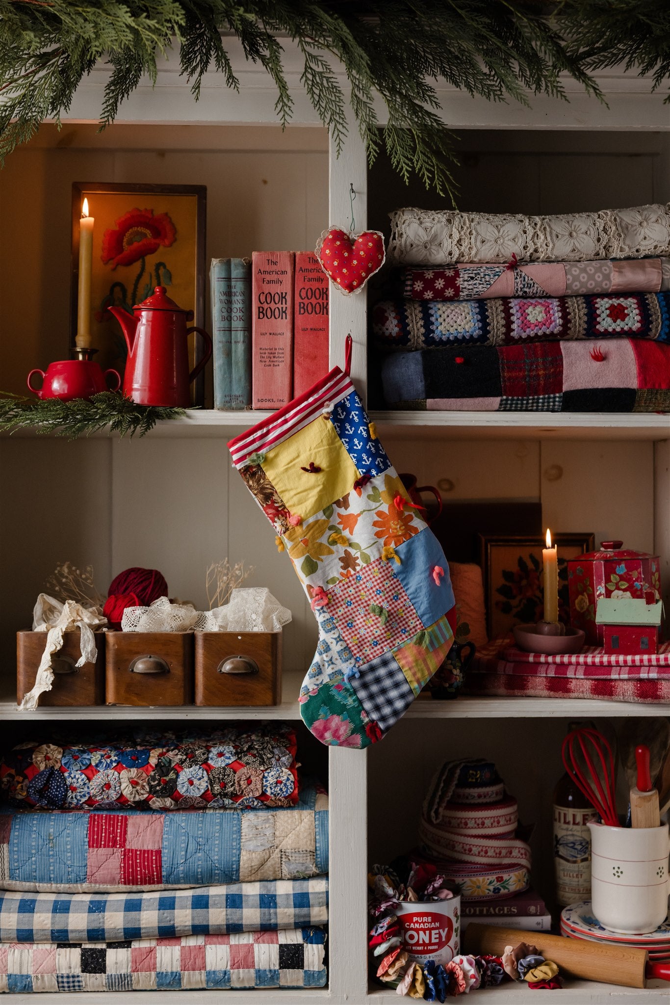 Heirloom Quilt Stocking