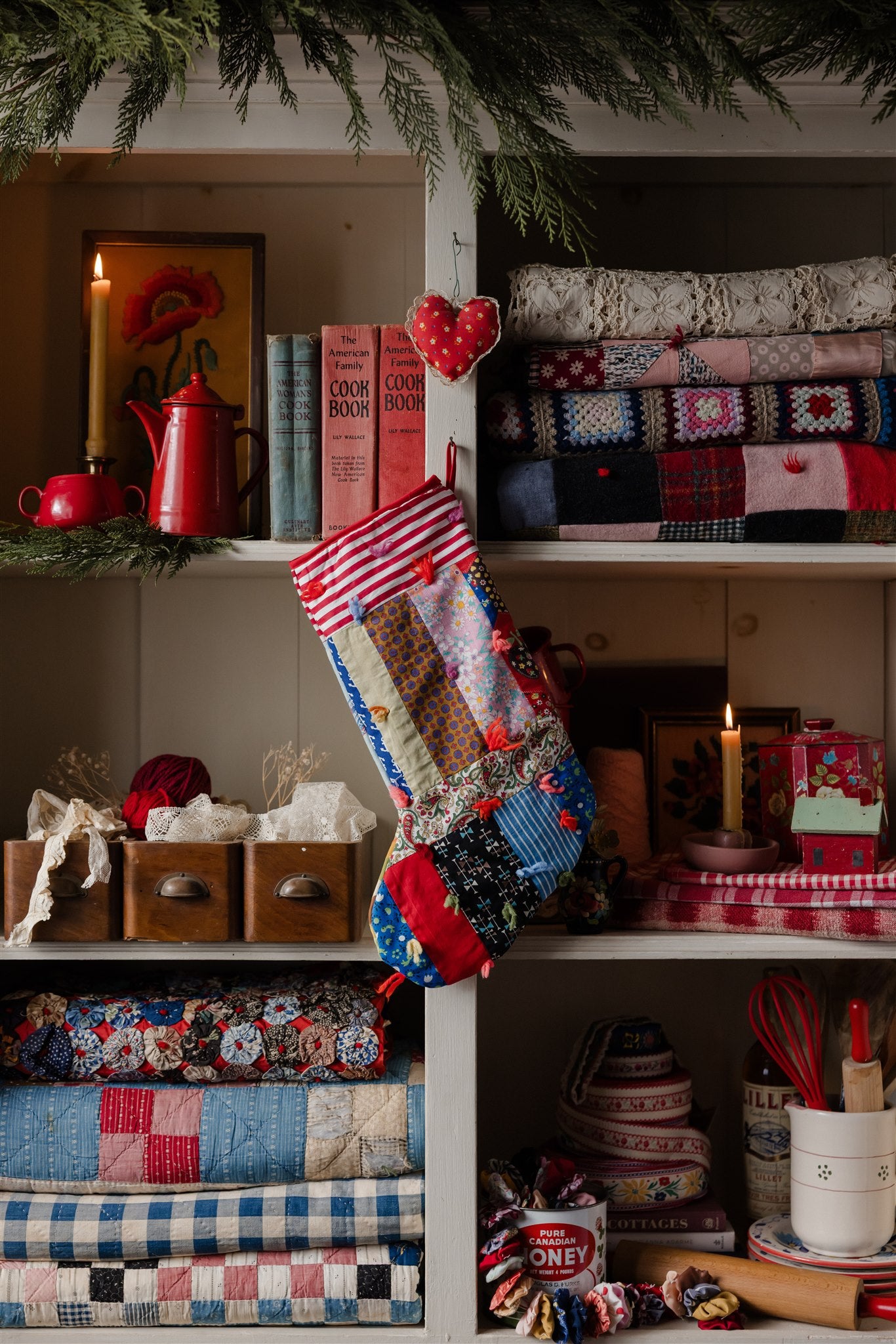 Heirloom Quilt Stocking