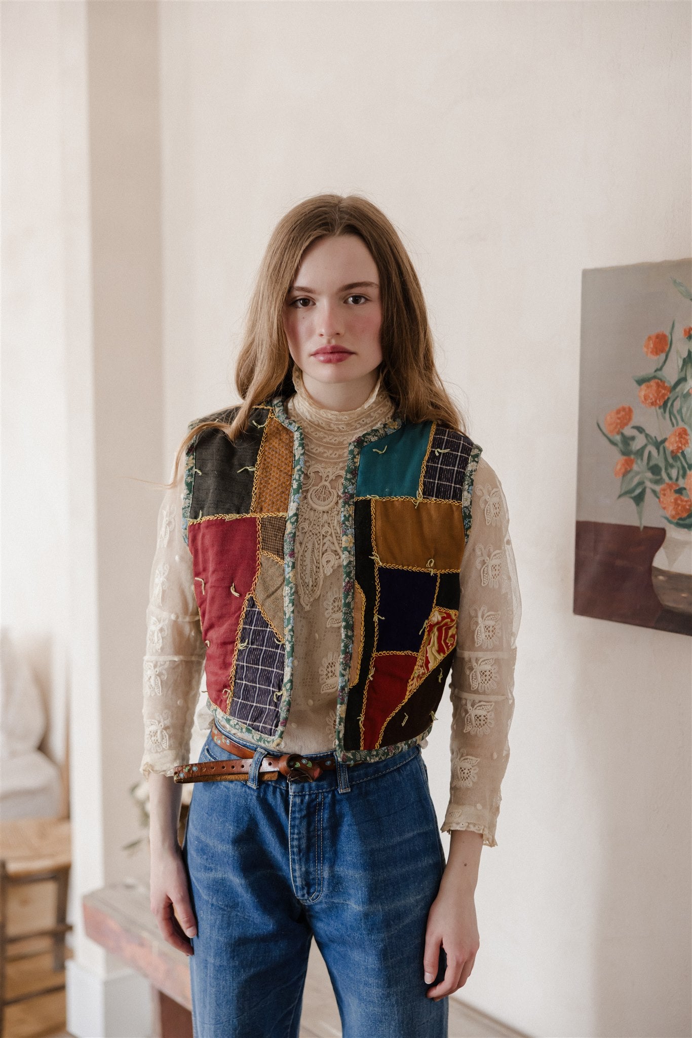 Margaux Folk Vest | Silk Road 1/3