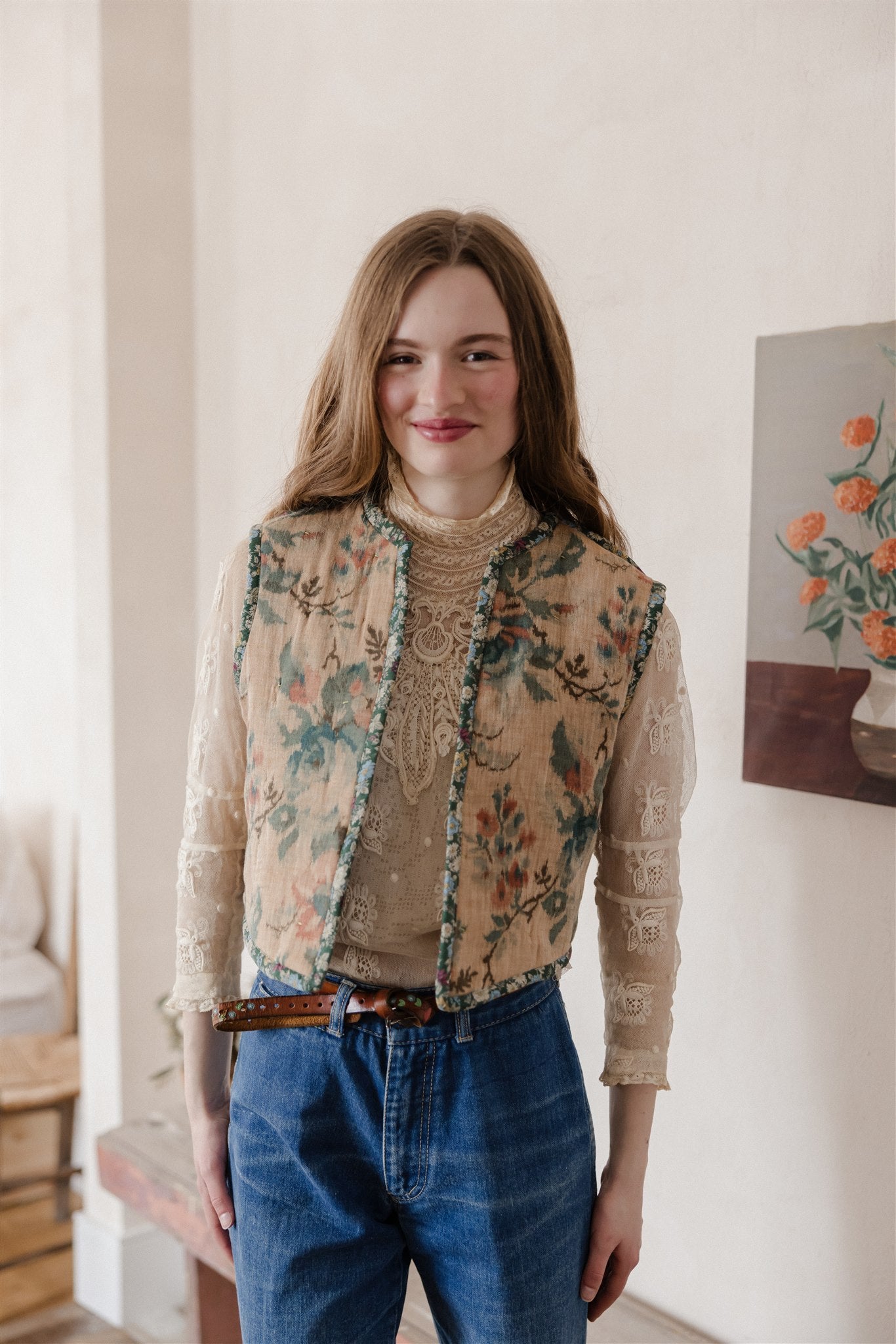 Margaux Folk Vest | Silk Road 1/3