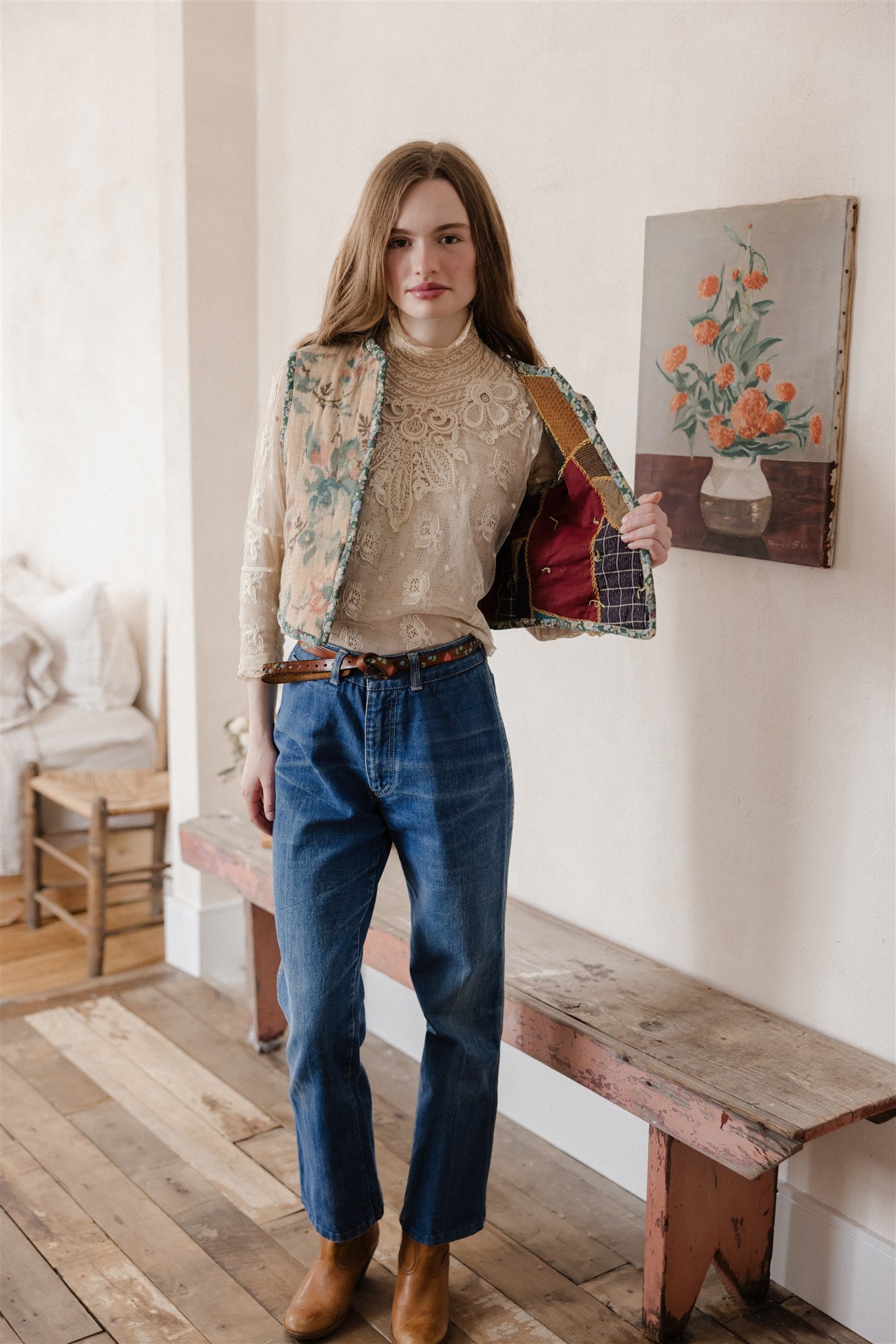Margaux Folk Vest | Silk Road 1/3