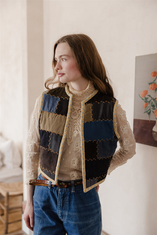 Margaux Folk Vest | Train Station