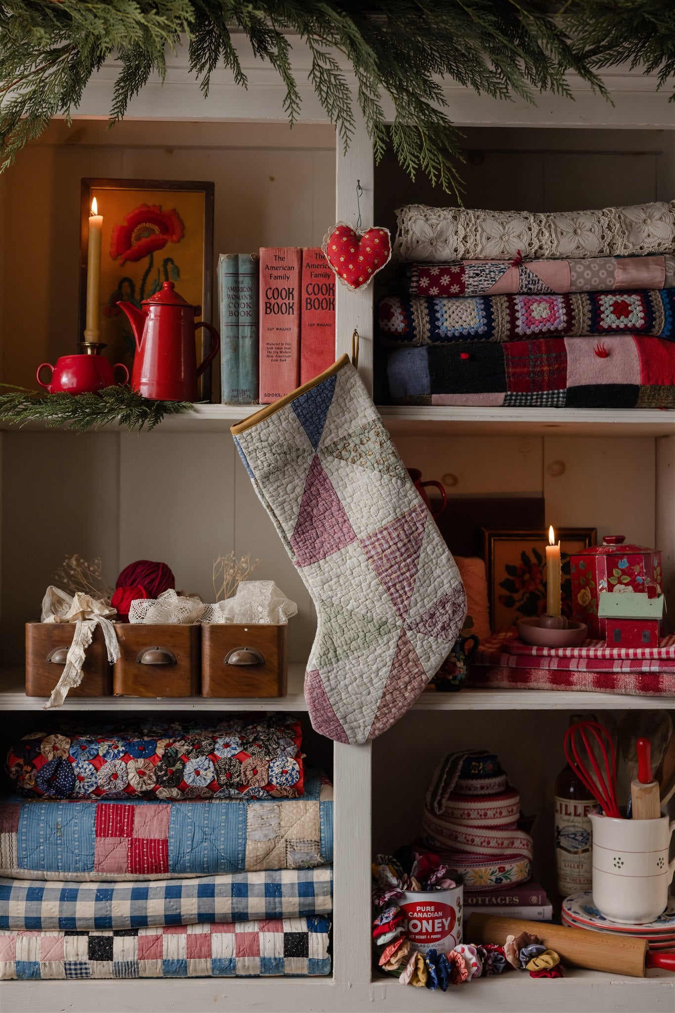 Heirloom Quilt Stocking