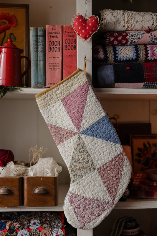 Heirloom Quilt Stocking