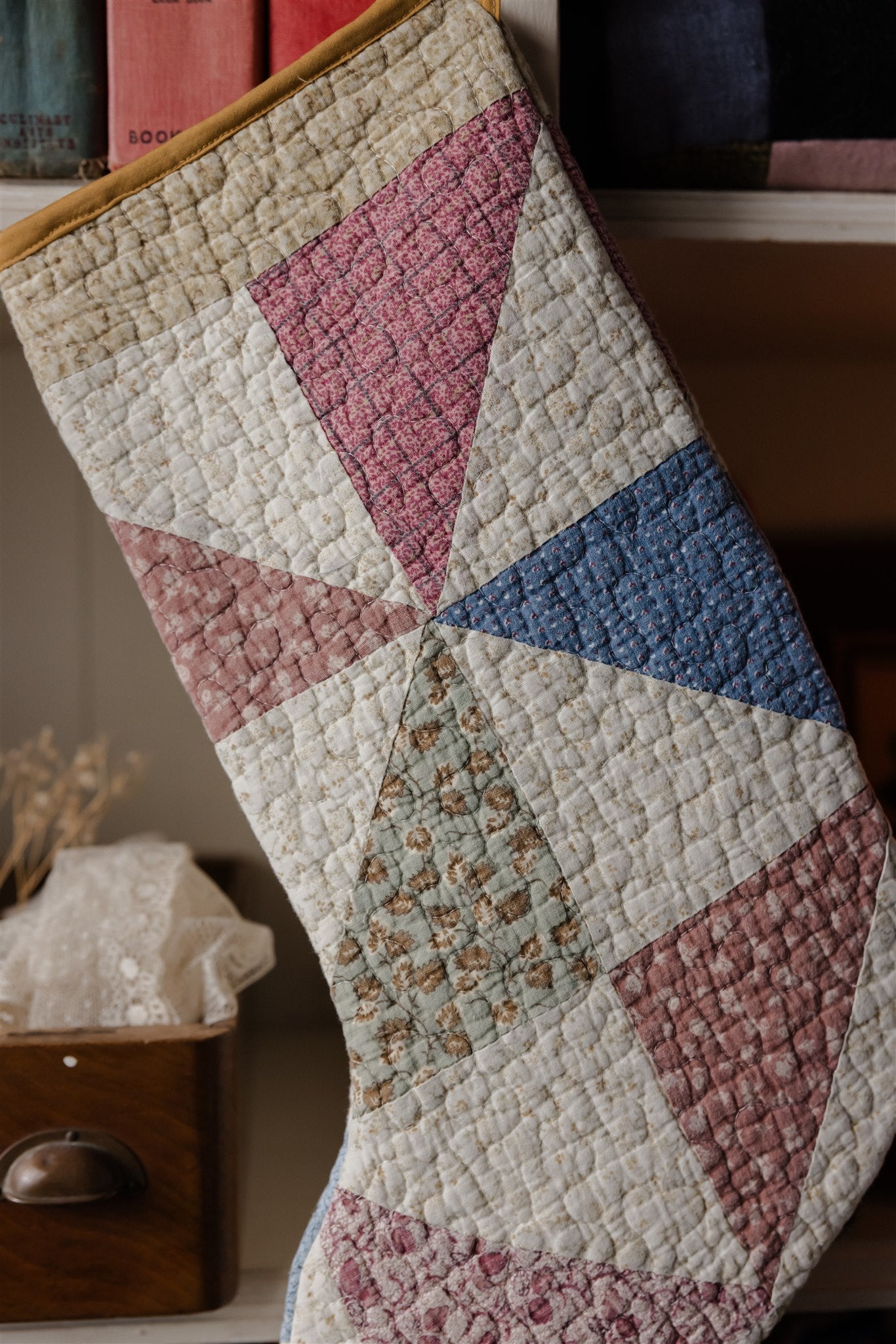 Heirloom Quilt Stocking