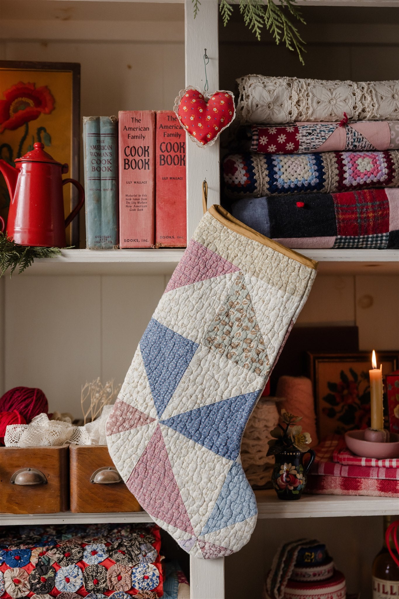 Heirloom Quilt Stocking