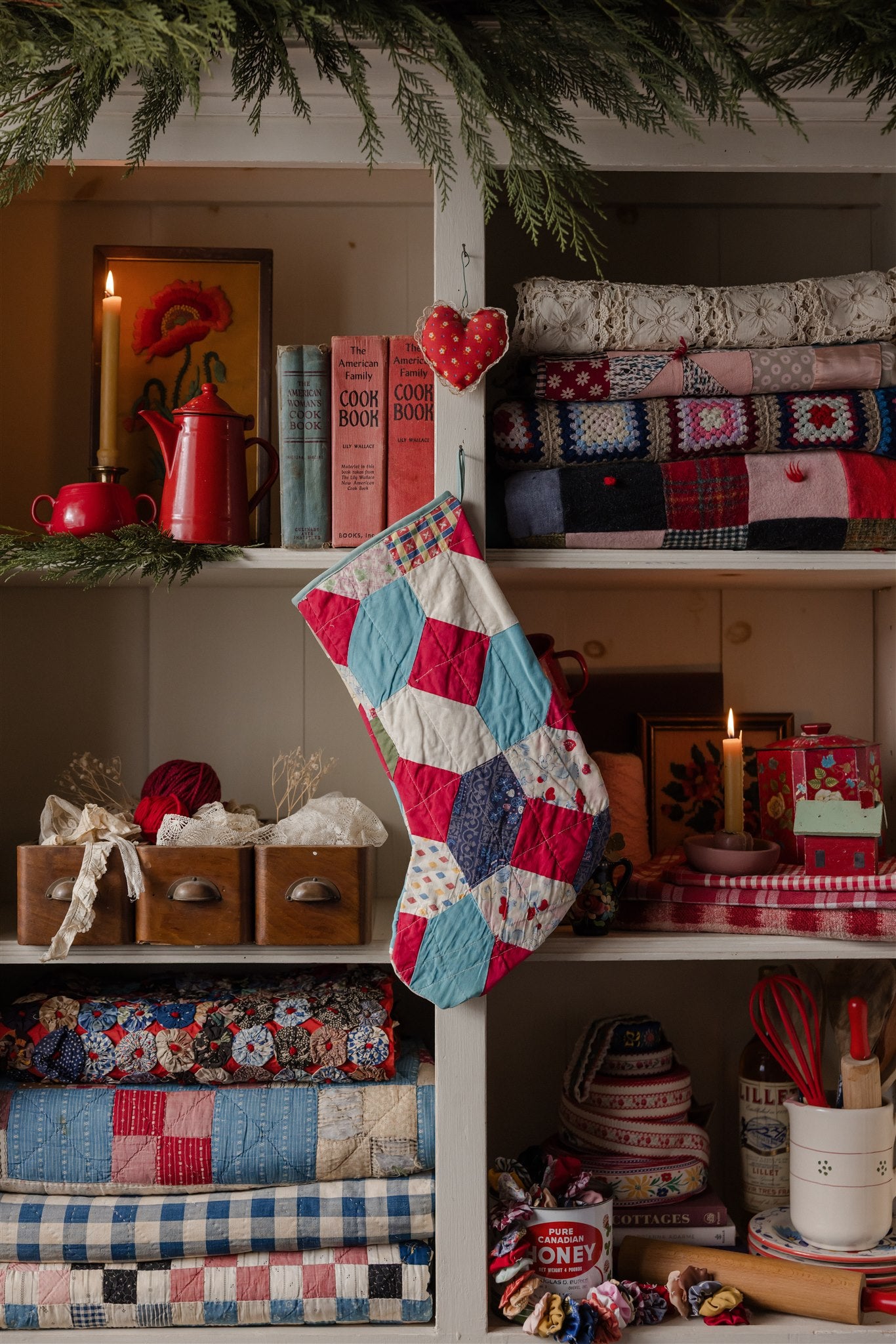 Heirloom Quilt Stocking