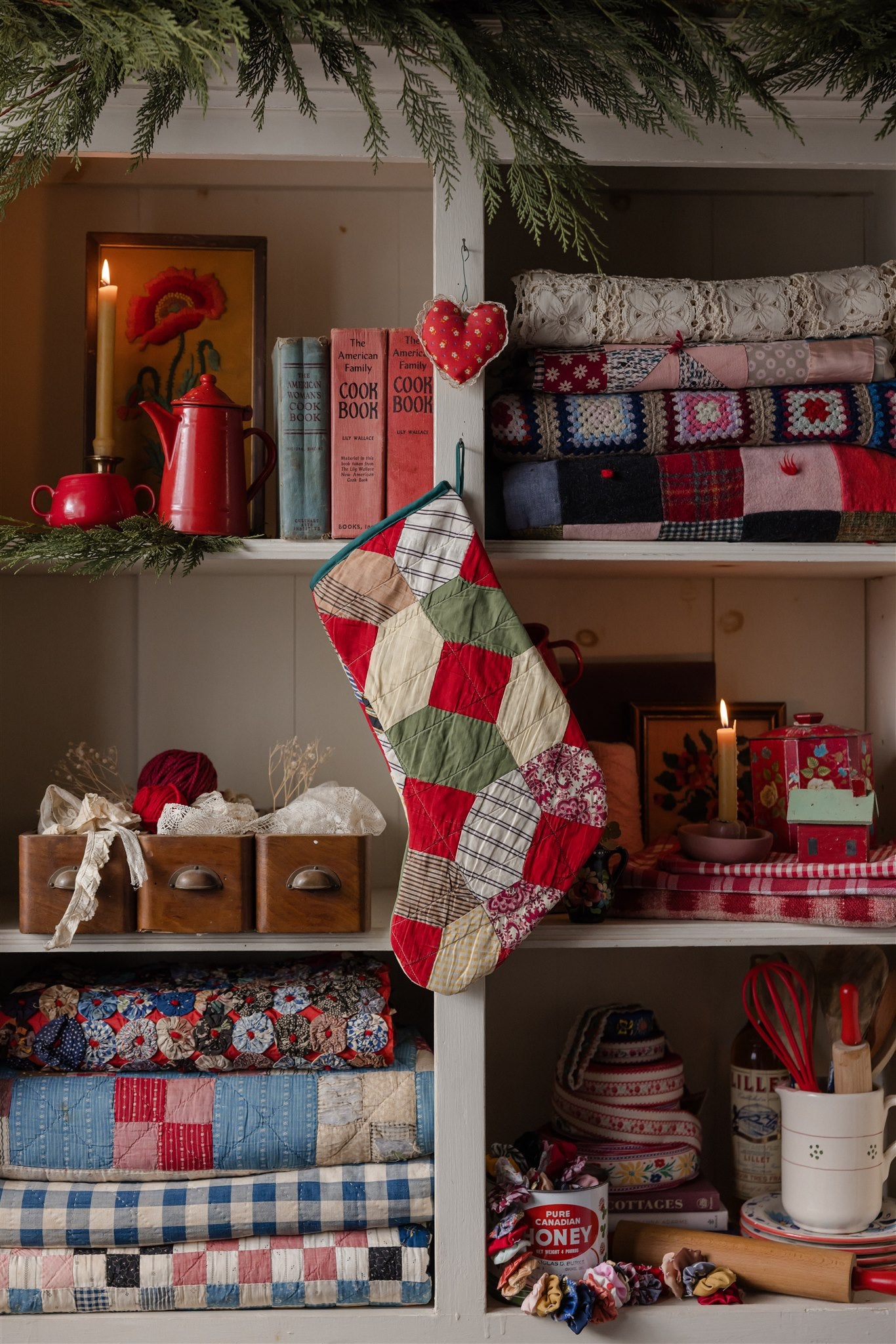 Heirloom Quilt Stocking