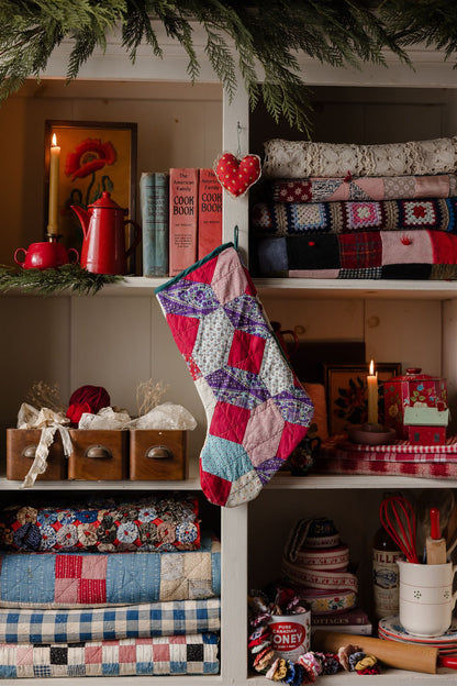 Heirloom Quilt Stocking