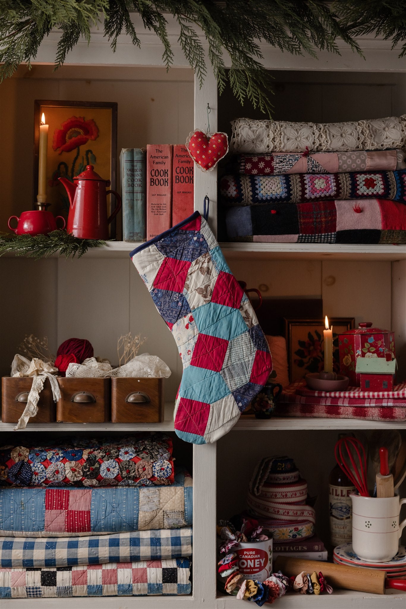 Heirloom Quilt Stocking