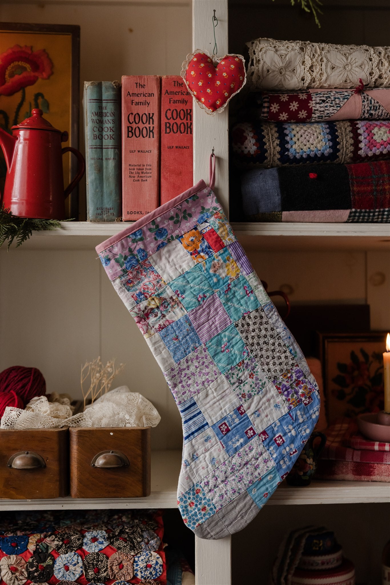 Heirloom Quilt Stocking