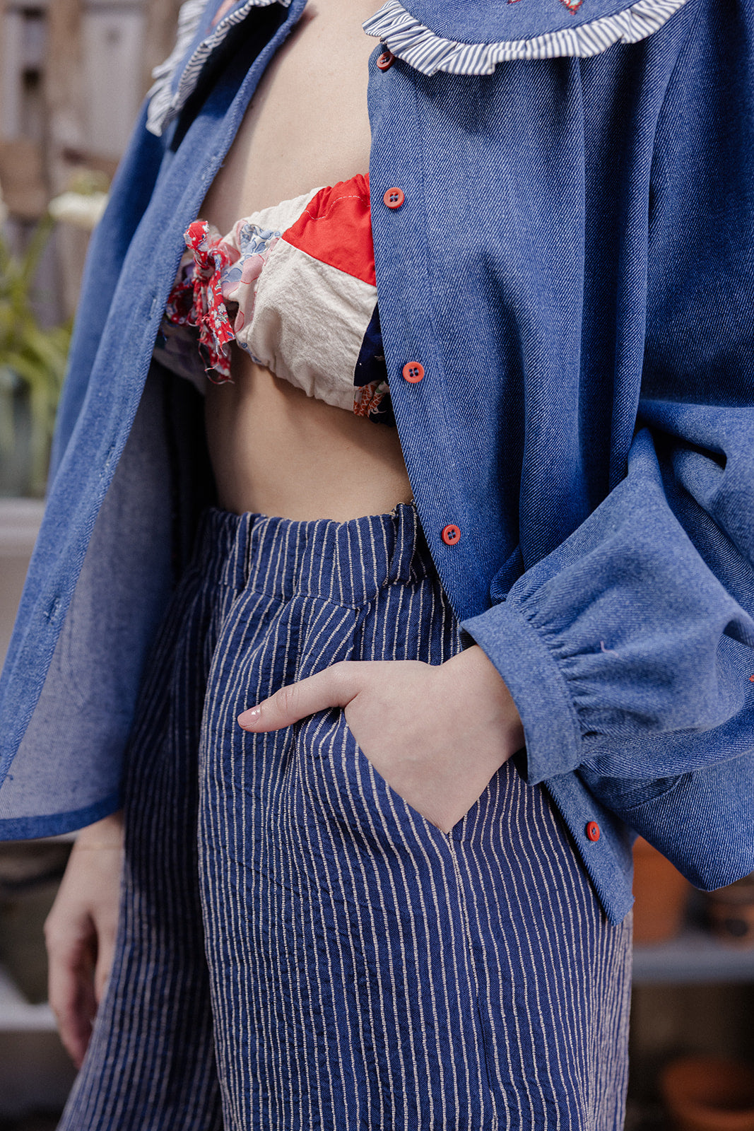 The Georgie Bloomer | Indigo