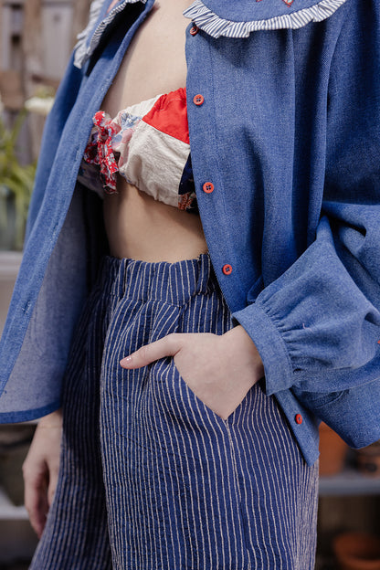 The Georgie Bloomer | Indigo