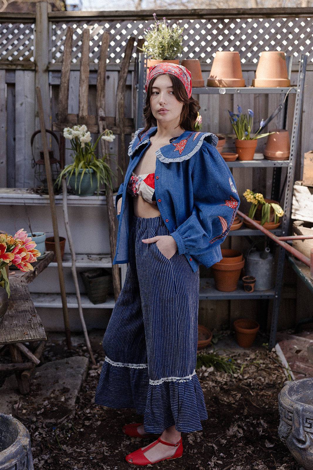 The Georgie Bloomer | Indigo