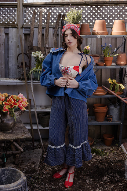 The Georgie Bloomer | Indigo