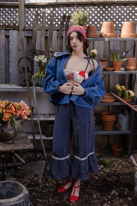 The Georgie Bloomer | Indigo
