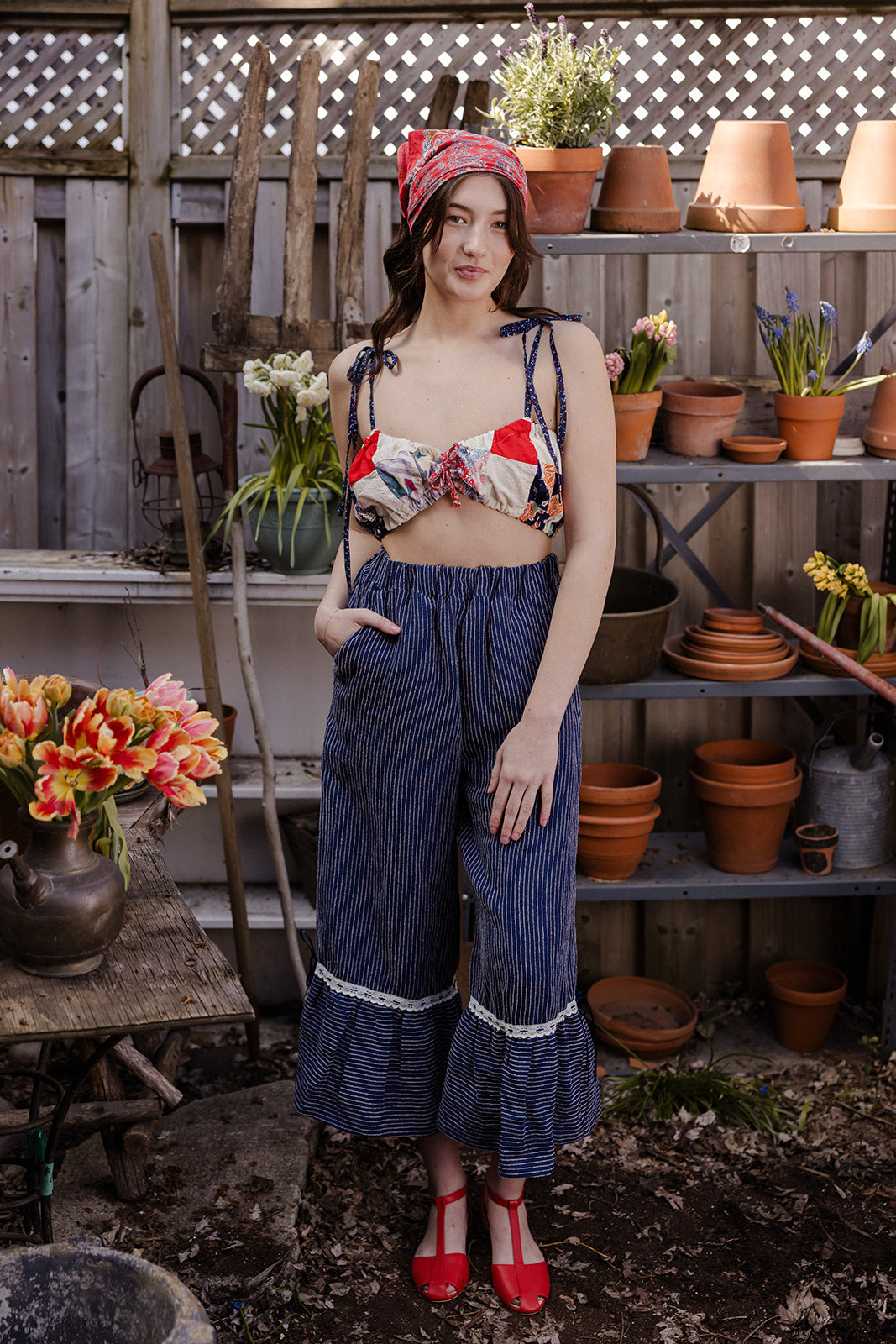 The Georgie Bloomer | Indigo