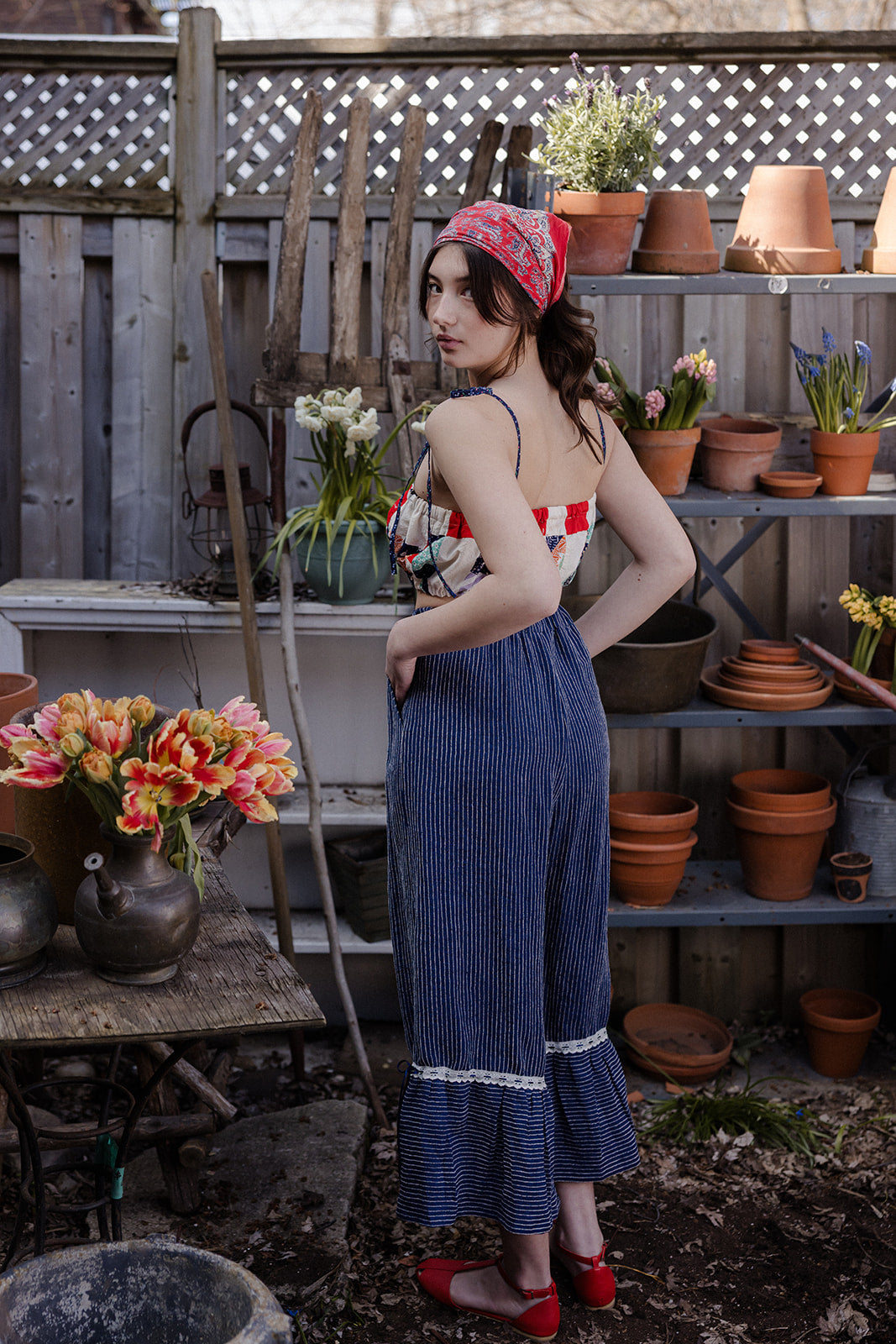 The Georgie Bloomer | Indigo