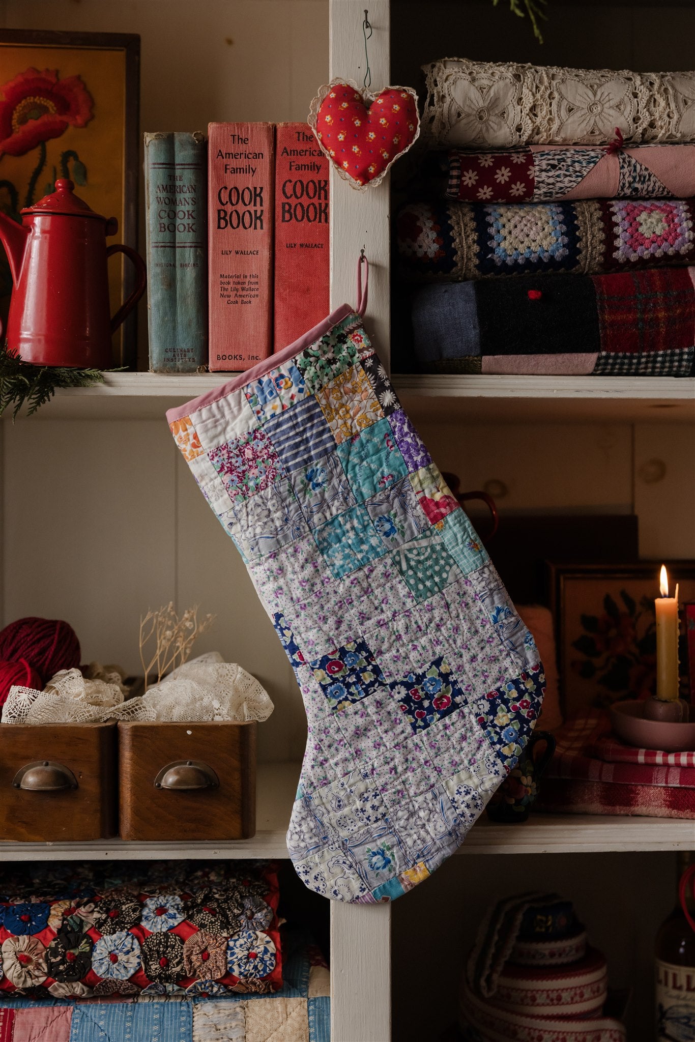 Heirloom Quilt Stocking