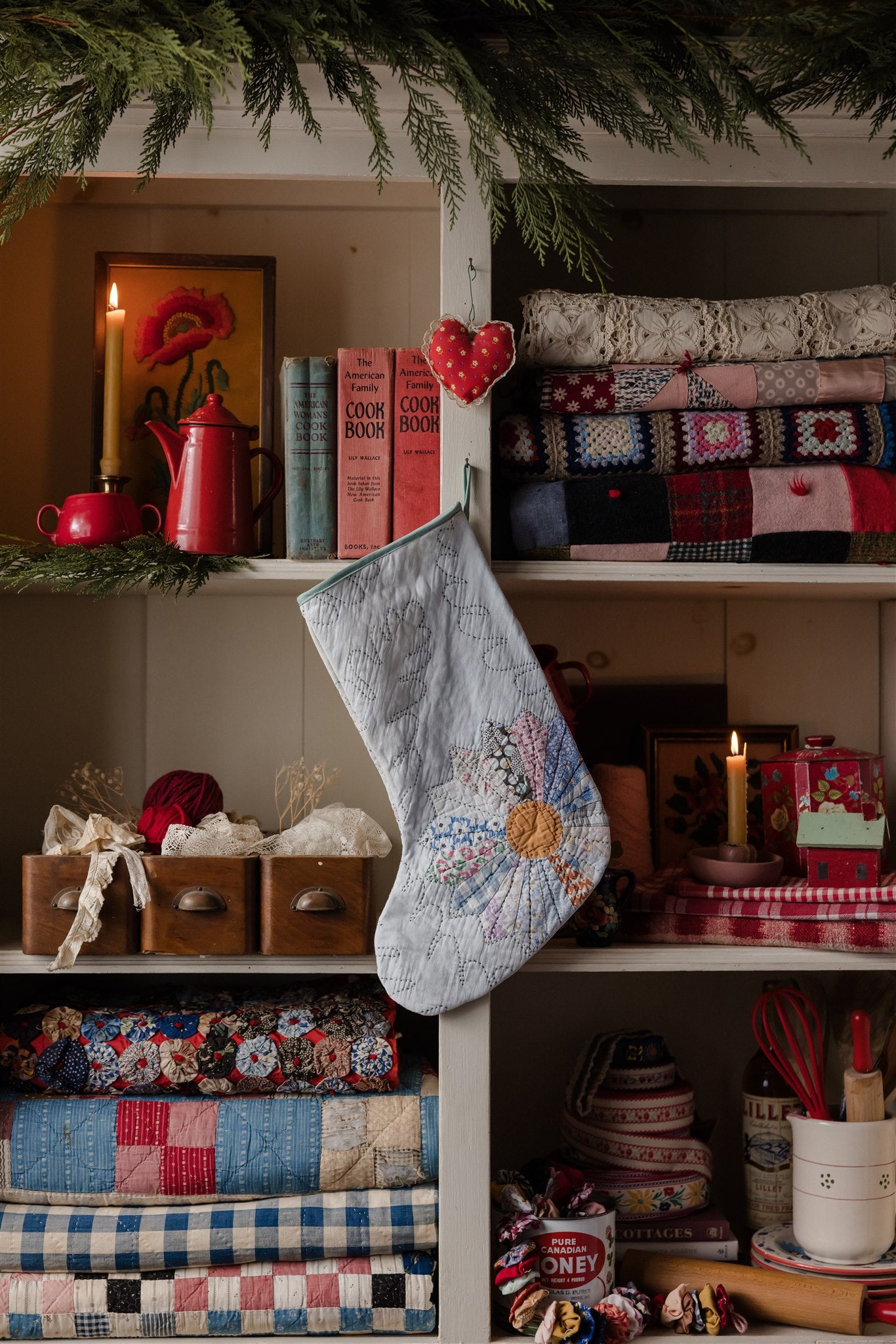 Heirloom Quilt Stocking