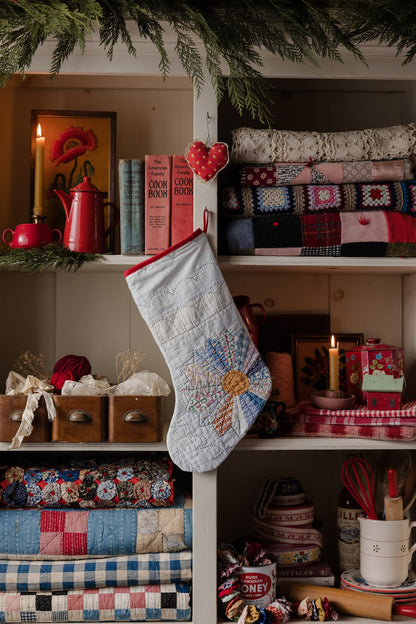 Heirloom Quilt Stocking