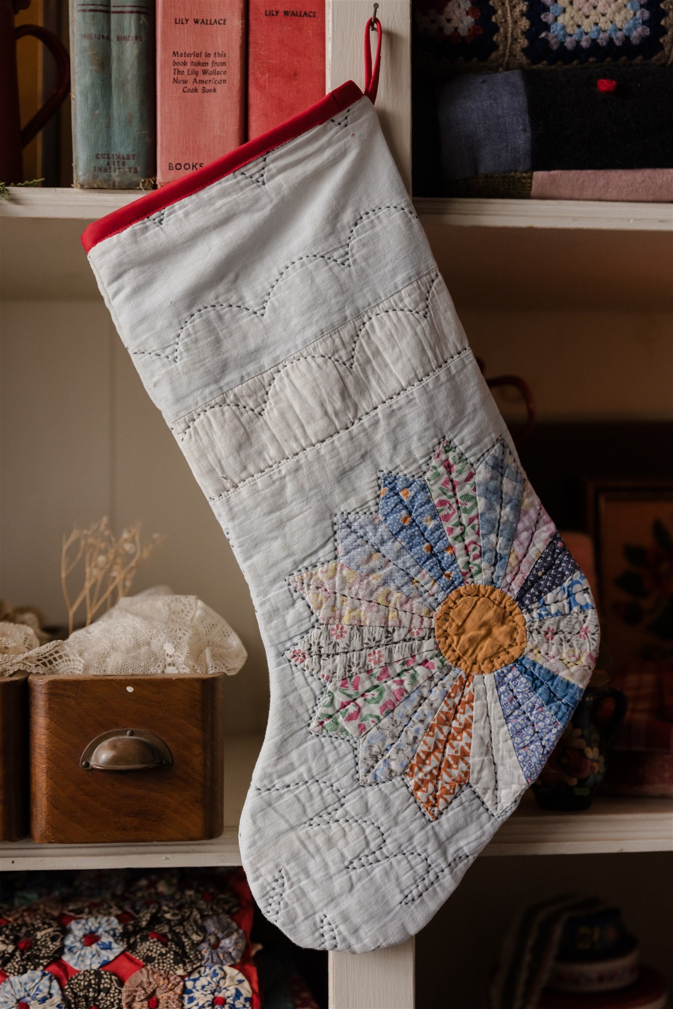 Heirloom Quilt Stocking