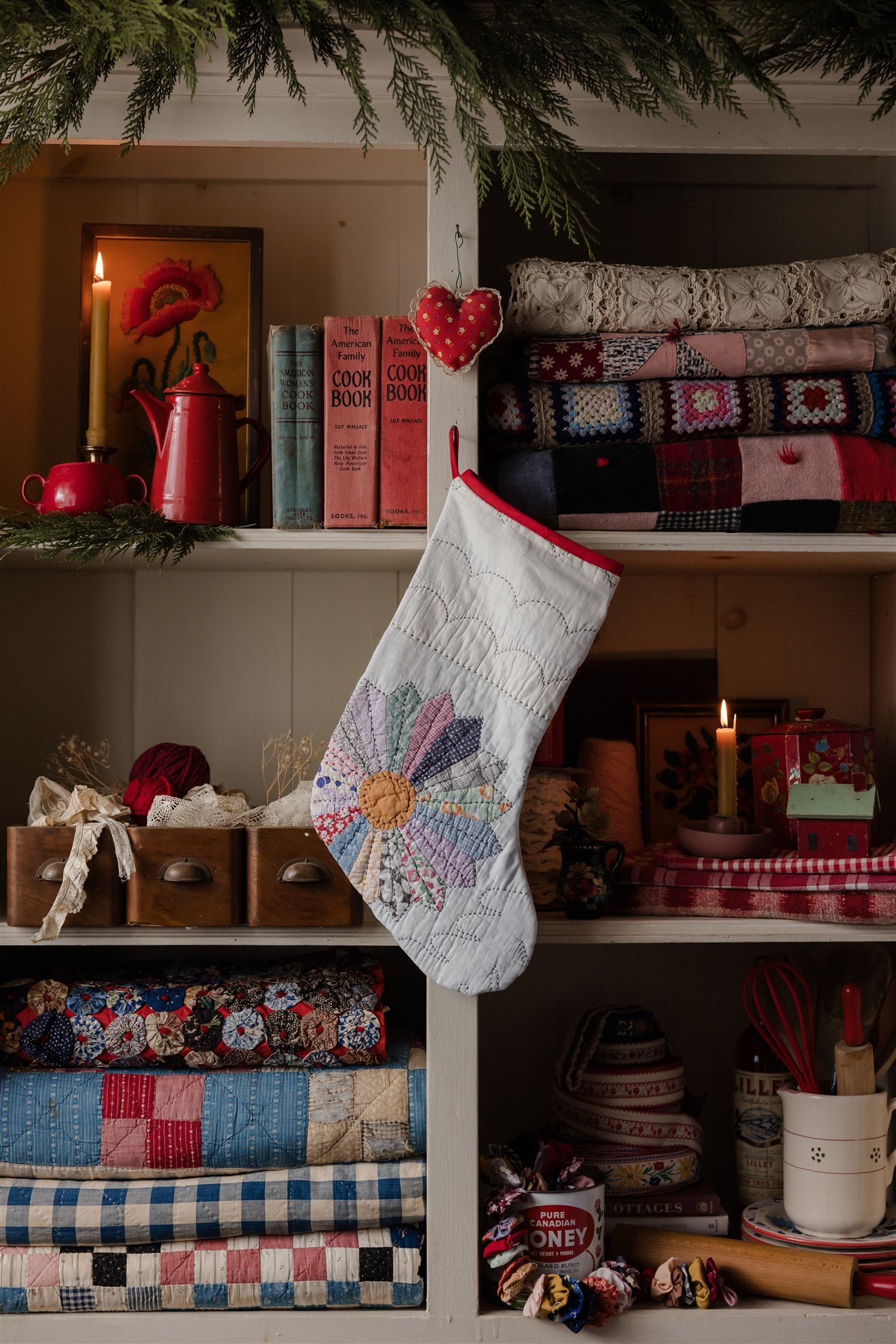 Heirloom Quilt Stocking