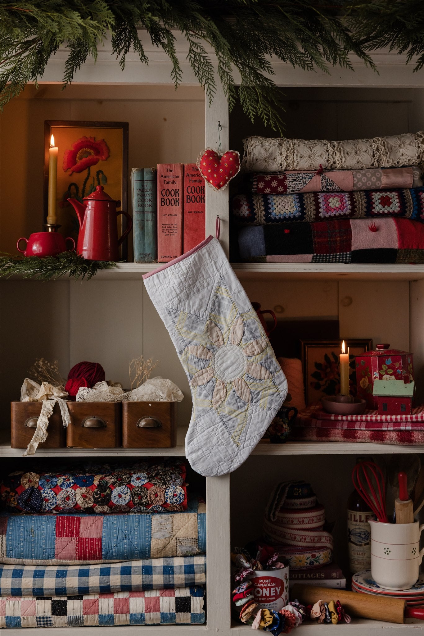 Heirloom Quilt Stocking