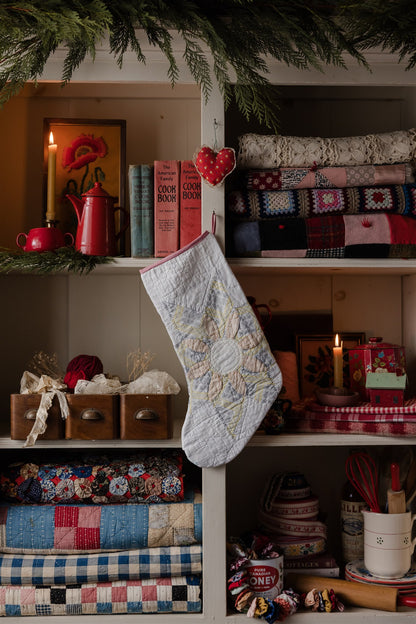 Heirloom Quilt Stocking