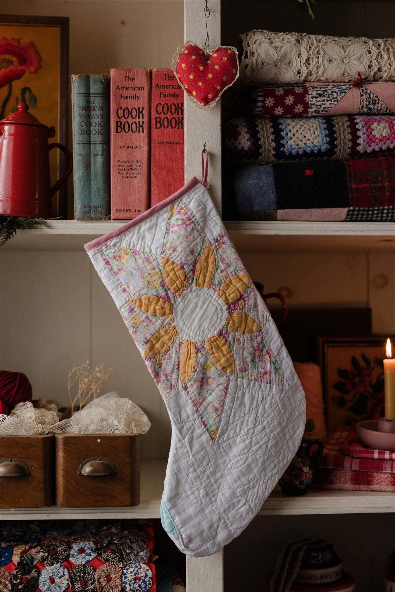 Heirloom Quilt Stocking