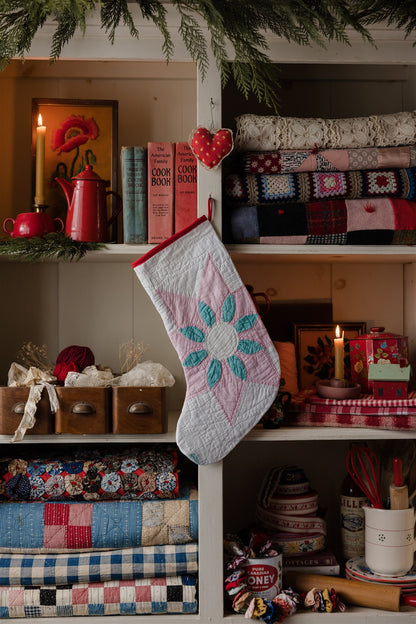 Heirloom Quilt Stocking