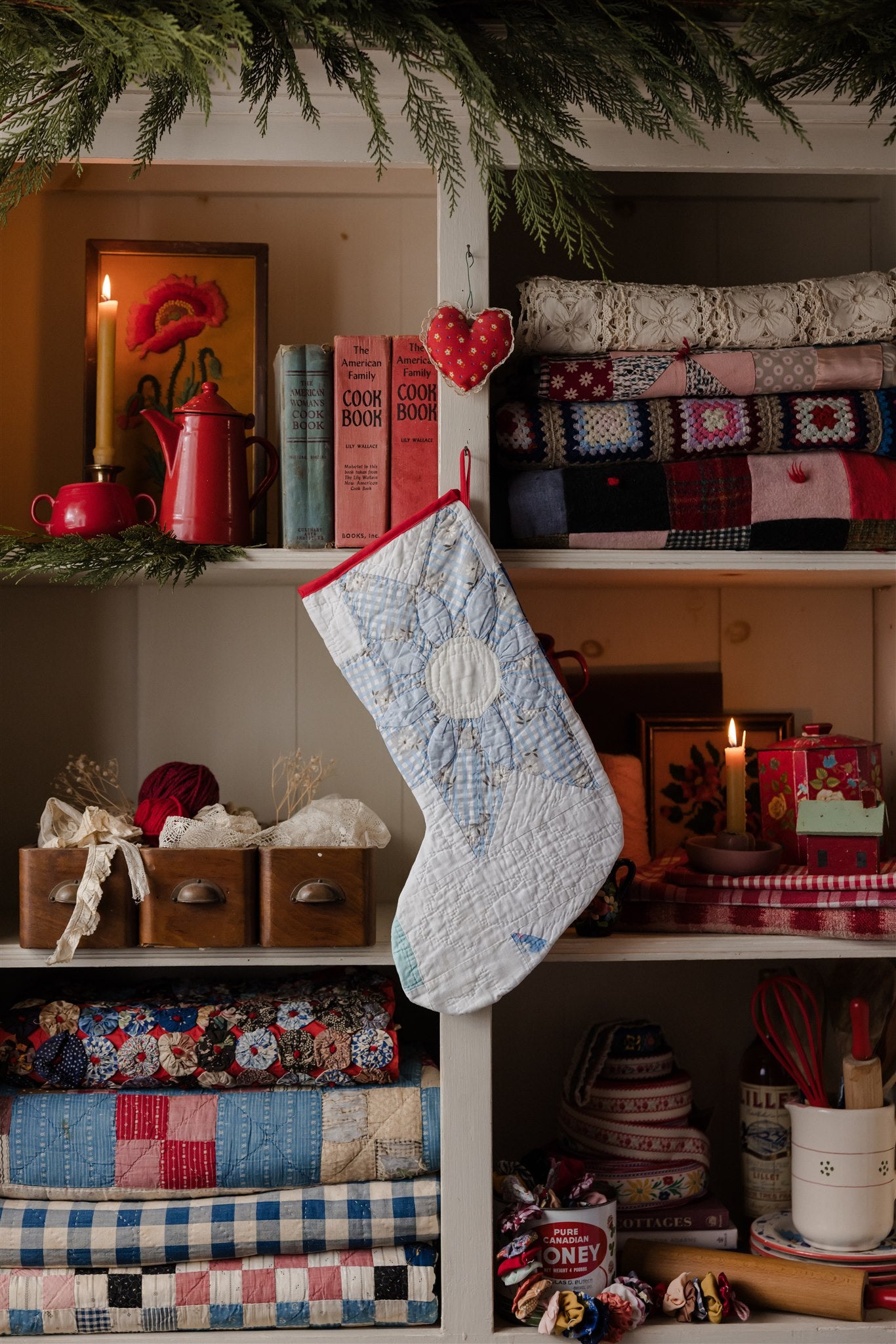 Heirloom Quilt Stocking