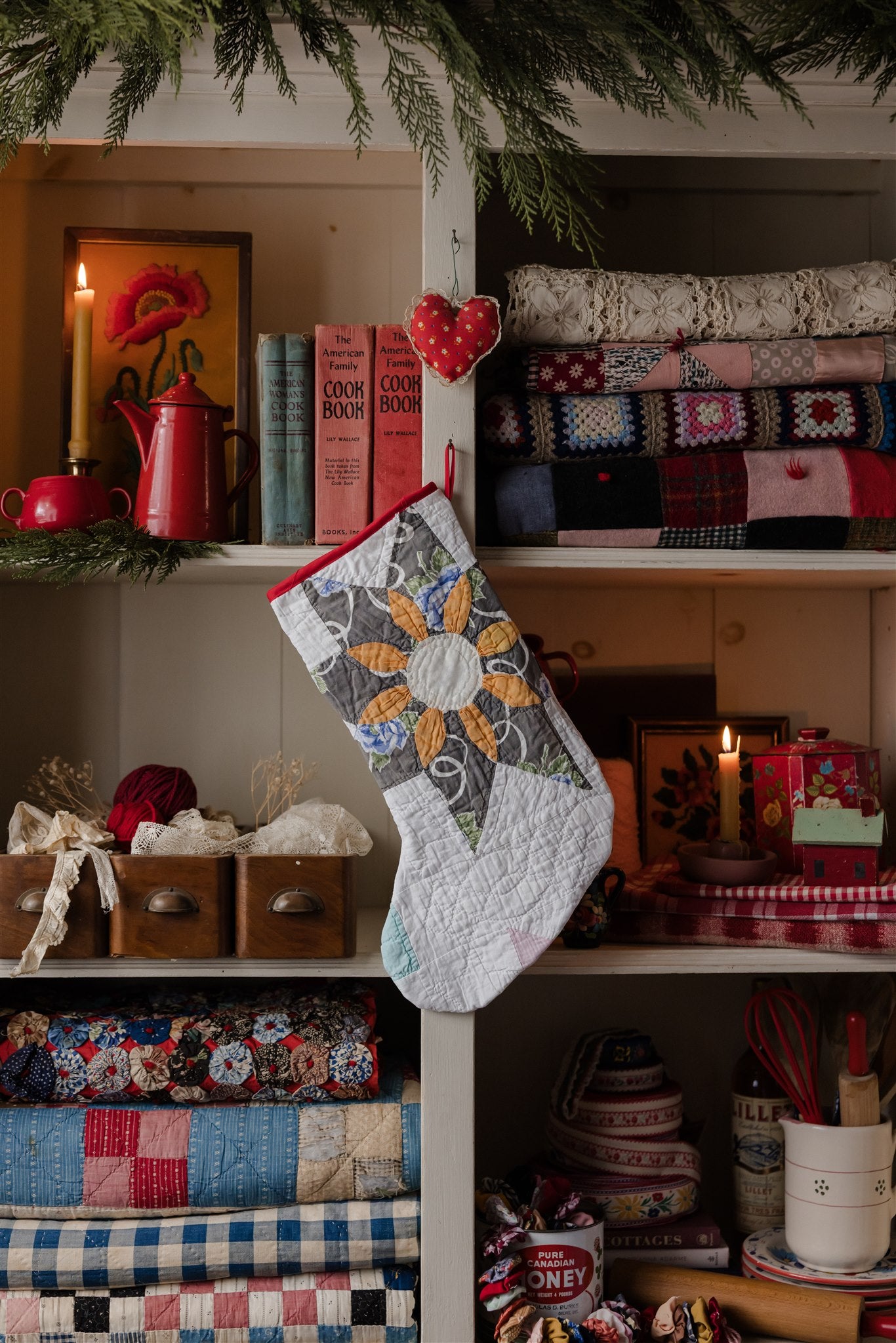 Heirloom Quilt Stocking