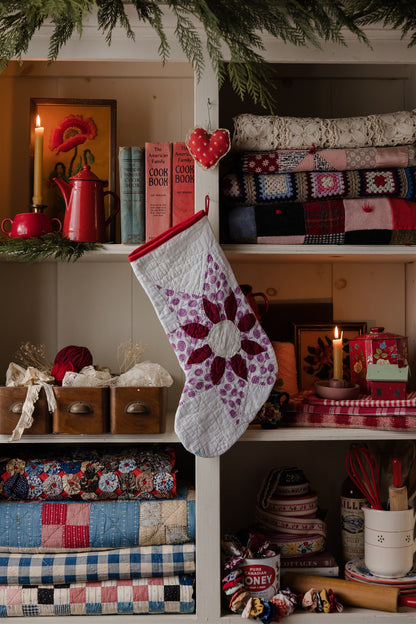 Heirloom Quilt Stocking