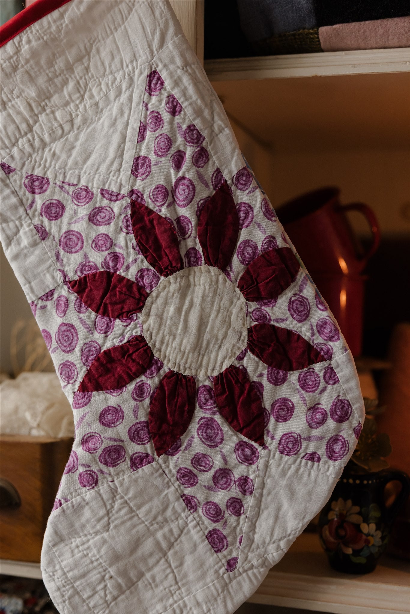 Heirloom Quilt Stocking
