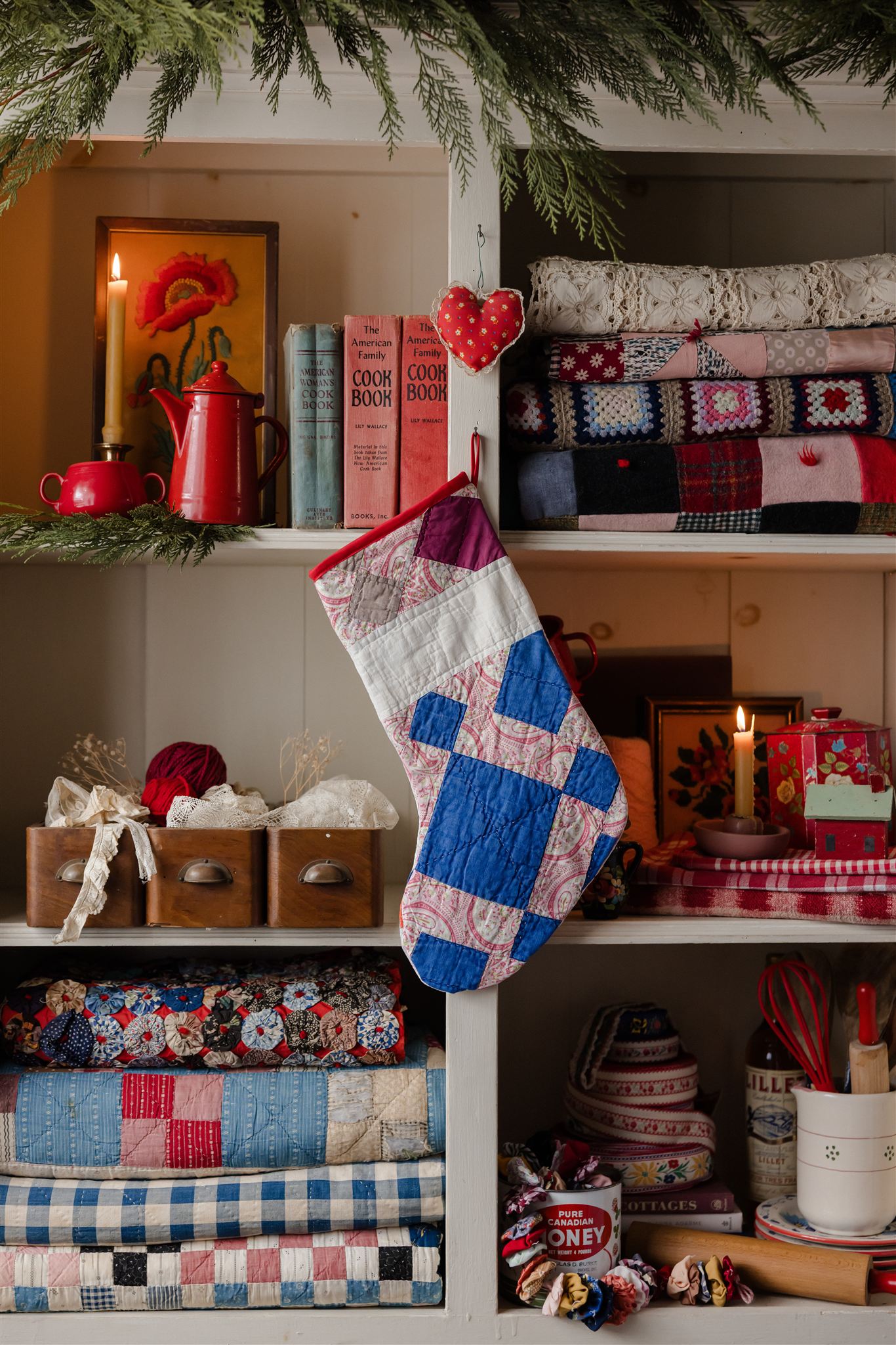 Heirloom Quilt Stocking