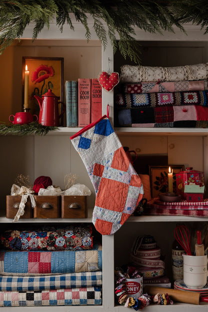 Heirloom Quilt Stocking