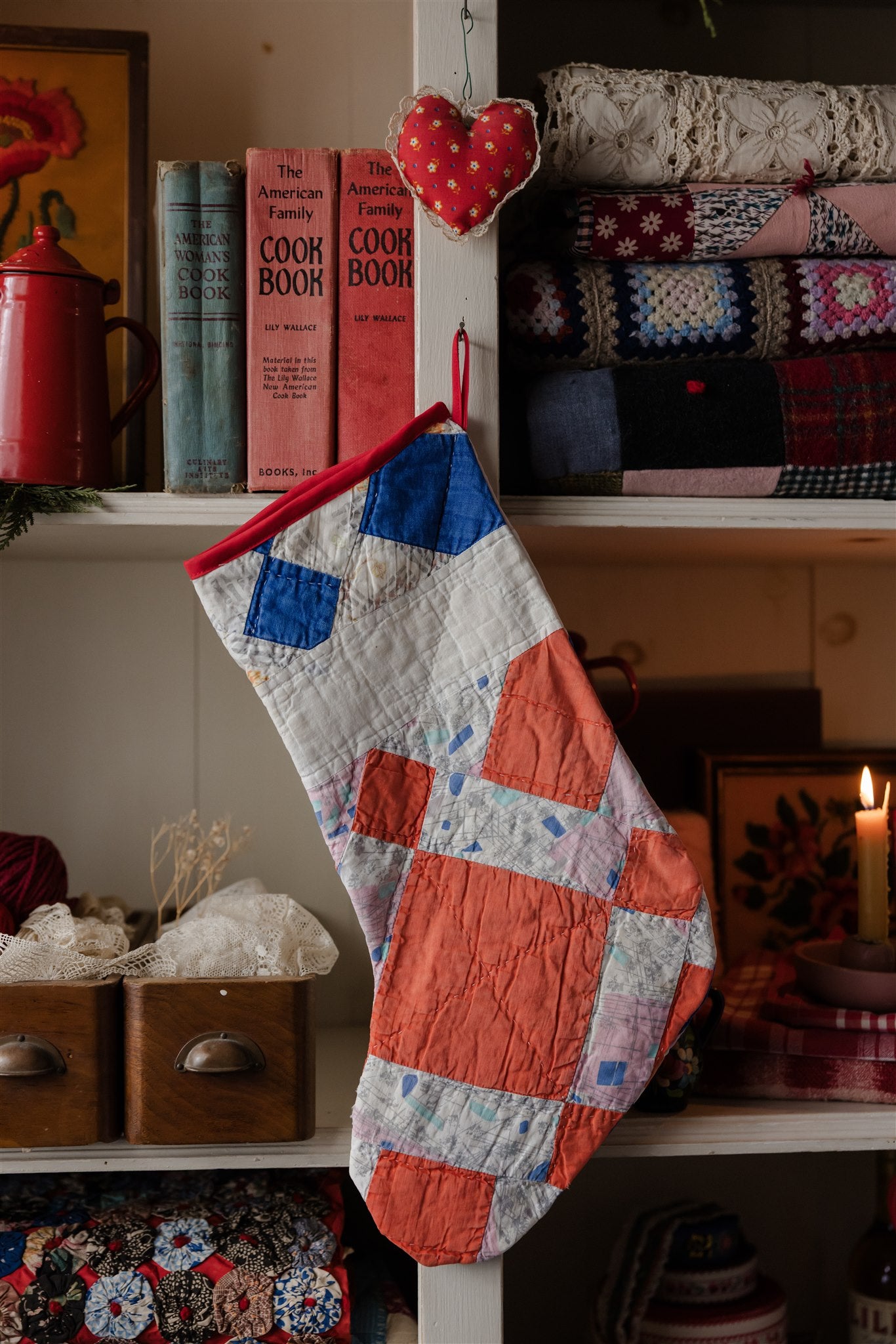 Heirloom Quilt Stocking