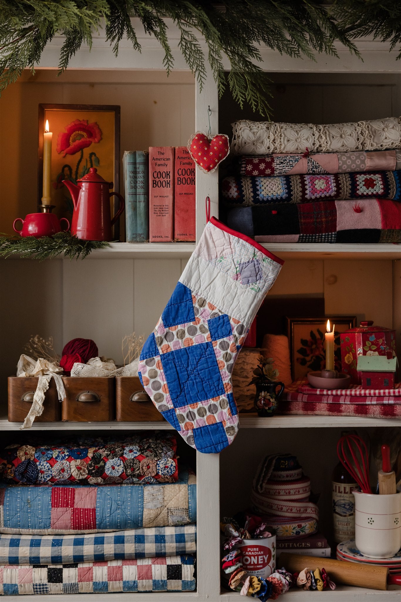 Heirloom Quilt Stocking