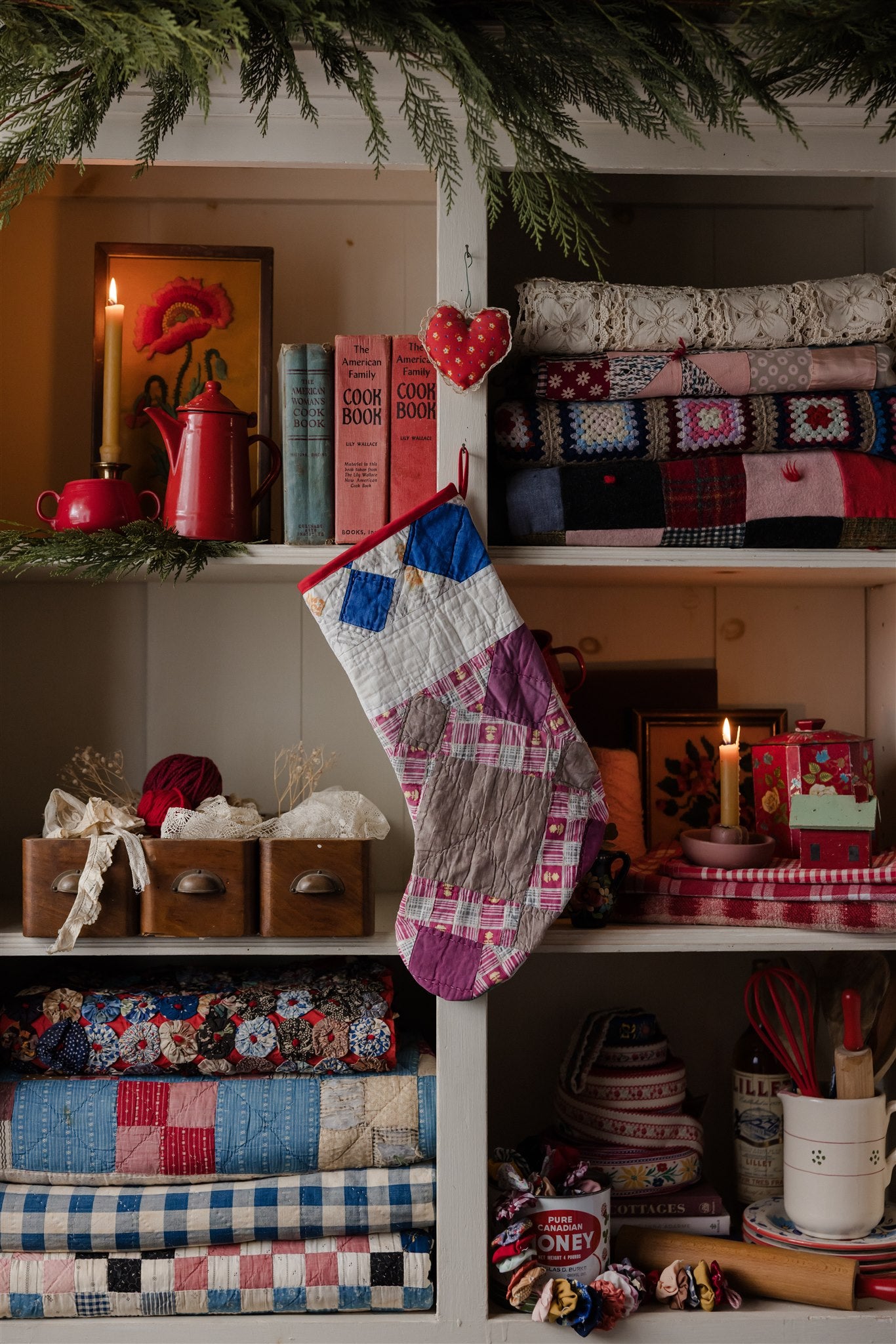 Heirloom Quilt Stocking