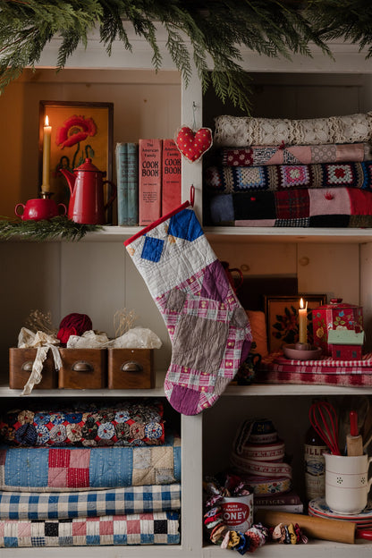 Heirloom Quilt Stocking