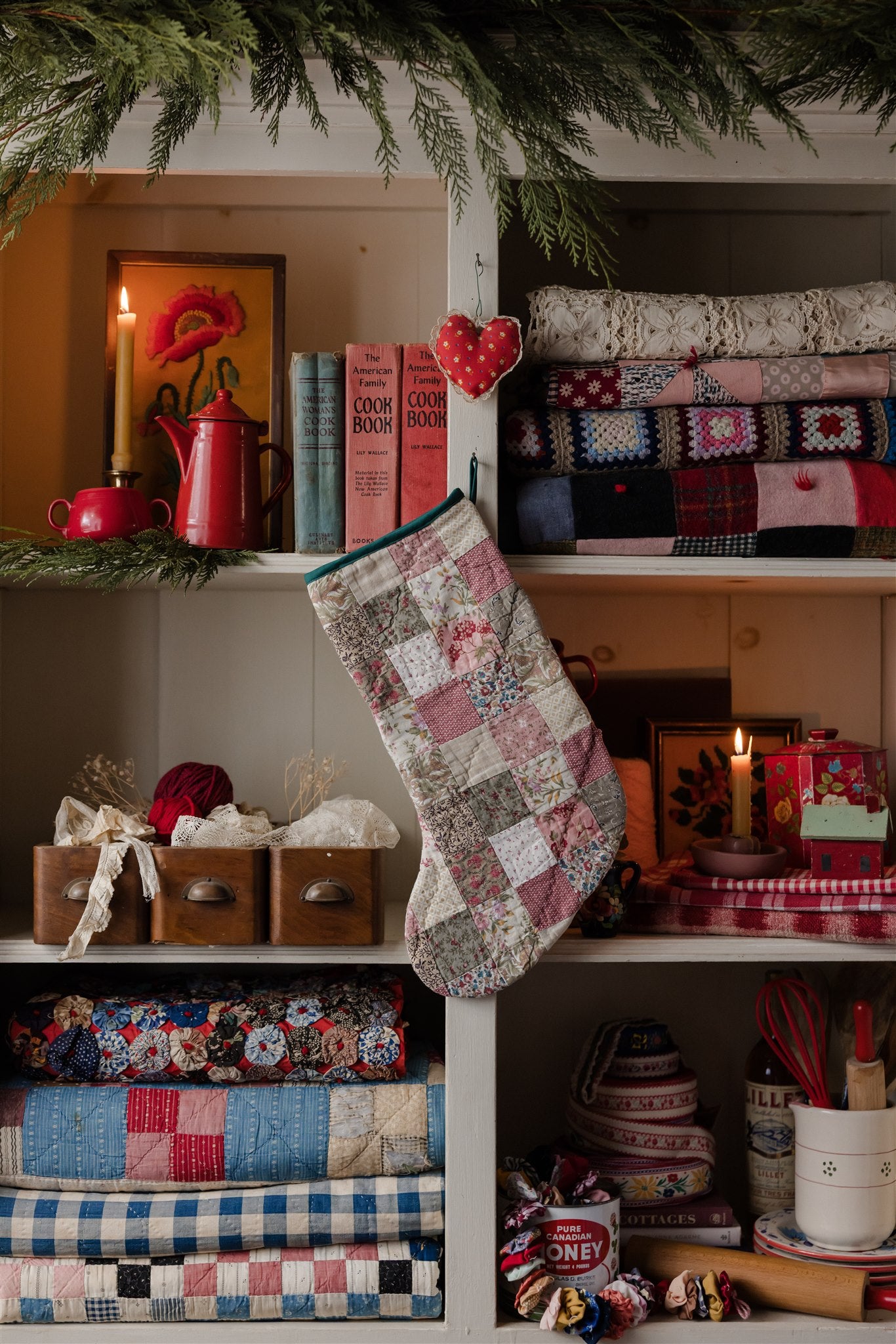 Heirloom Quilt Stocking